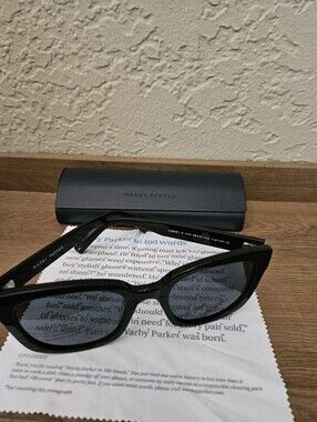 Warby Parker Aubrey Sunglasses Frame LBF 1100 Women's Black Full Rim 55-21-142